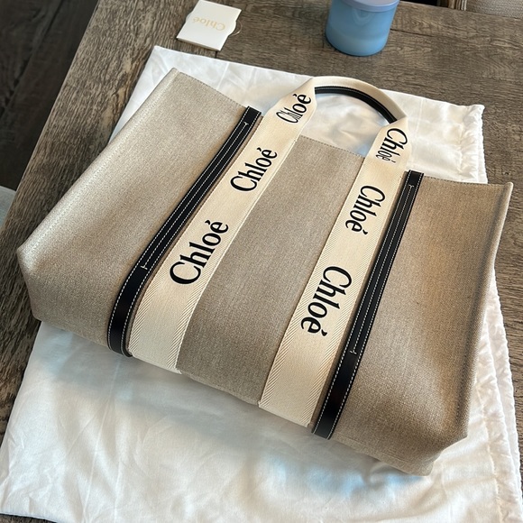 AUTHENTIC NWT CHLOE LARGE WOODY BAG - Picture 7 of 16